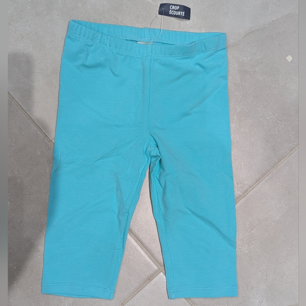 5/$35 NWT OshKosh B’gosh Toddler Crop Leggings • Teal Blue • Size 5T
